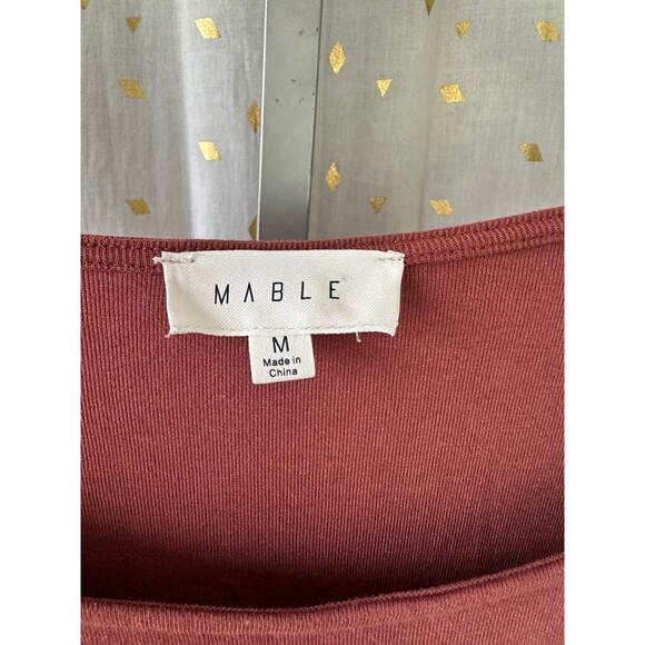 Mable Oversized Dolman Side Ruched Waist Drawstrings Manhattan Knit Dress M - Picture 6 of 8